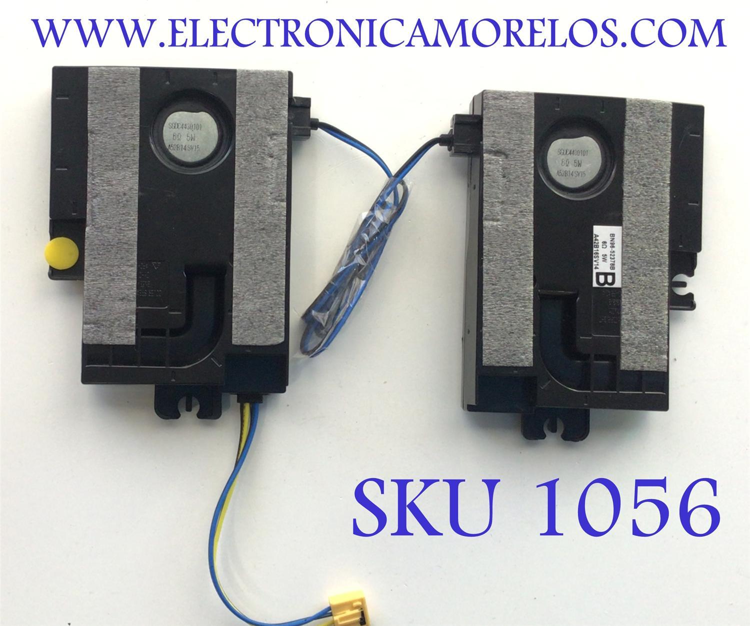 KIT DE BOCINAS (2PZS) SAMSUNG / NUMERO DE PARTE BN96-52378B / 6Ω  5W / A42B16SV14 / MODELO 532AM702UN